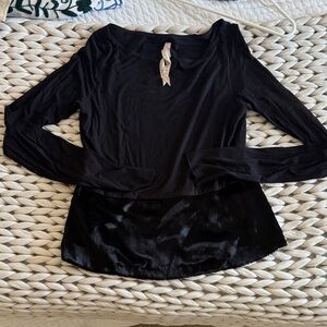Bailey 44 Black Long Sleeve Blouse